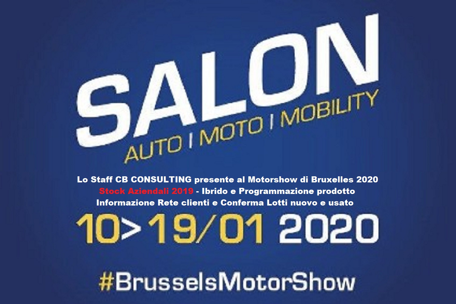 CB & Bruxelles Motorshow 2020